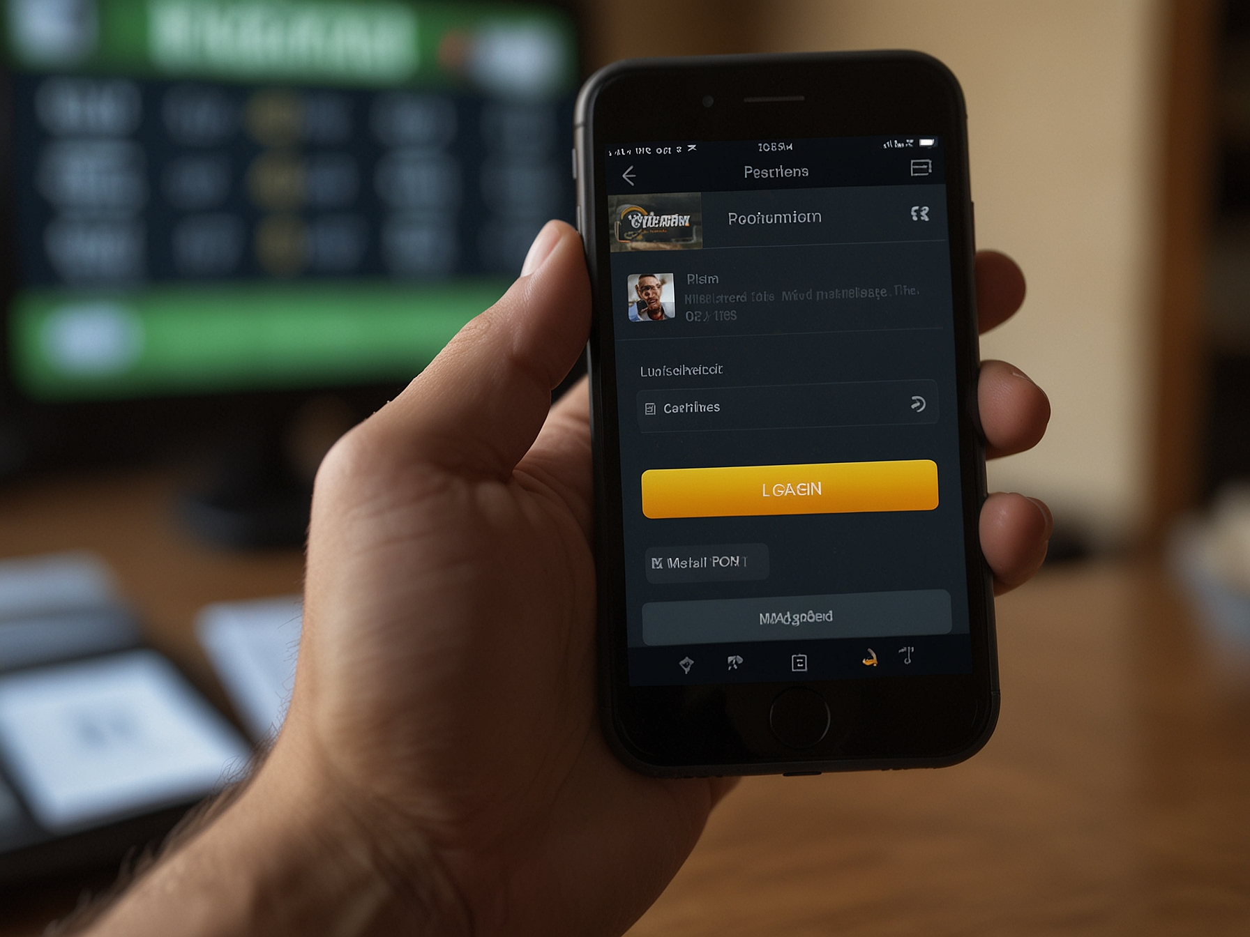Connexion sécurisée sur mobile